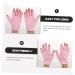 FRCOLOR 2 Pairs Gel Moisturizing Gloves Women Moisturizing Gloves Hand Muffs for Men Hand Moisturising Gloves Overnight Gloves for Dry Hands Night Relief Dipping Spa Skin Gel Miss Pink - Buy Online on GoSupps.com