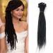 Synthetic handmade horror pictures dreadlock extensions reggae hair from Nepal for hippie tribal 61 cm black