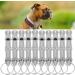 10PCS Dog Training Whistle Professional Adjustable Pitch Stainless Steel Pet Whistle for Recall and Stop Training and Pet Behavior Control - Buy Online on GoSupps.com