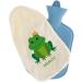Personalized Hot Water Bottle with Cozy Cover - Ideal Gift for Kids & Adults (800ml | Frog Design) - Buy Online on GoSupps.com