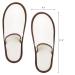 Frcctre 15 Pairs Non-Slip Disposable Spa Slippers for Women & Men - Beige/Brown Edge - Buy Online on GoSupps.com