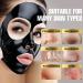 Black Head Remover Mask - Activated Charcoal Peel Off Facial Mask for Blackheads & Pore Removal - All Skin Types - 60g - Buy Online on GoSupps.com