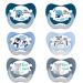 NIP Value Pack Silicone Pacifier Family - Size 3 (18-32 mo) 6-Pack for Boys - BPA Free & Made in Germany - International Shipping Available - Buy Online on GoSupps.com
