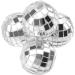 SEUNMUK 50 Pcs 1.18 Inch / 3cm Silver Disco Ball Cake Toppers Disco 4D Ball Cupcake Picks Disco Theme Cake Decorations For Graduation Birthday Party Wedding - Buy Online on GoSupps.com