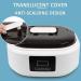 Bain de cire de paraffine pour les mains et les pieds - 200 W - Hydrate en profondeur et soulagement de l'arthrite - Avec affichage de la temp rature contr le de 2 vitesses - Grande capacit de 3 4 l Blanc - Buy Online on GoSupps.com