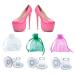 Amison sales saver transparent high heels protection for women stiletto high heel shoe protection grass high heel stopper perfect for weddings 30 pairs S/m/l