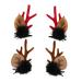 FOMIYES 2 Pairs Hair Clips Kids Hairpin Child Hair Accessories Christmas
