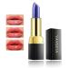 NVLEPTAP Blue Magic Lipstick Color Changing Lipstick Long Lasting Moisturizes Blue Changed Into Pink Lip Gloss Waterproof Tinted Lip Balm For Women Girls 1PCS