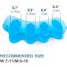 Sumifun Gel Toe Separators 10 PCS - Bunion Pain Relief & Toe Stretchers - Men and Women (Blue) - Buy Online on GoSupps.com