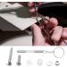 Complete 500-Part Glasses Repair Set with Nasal Cushions Micro Screwdrivers & Tweezers - Perfect for Sunglasses Glasses & Watch Repair - Buy Online on GoSupps.com