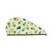 Cartoon Fruit Microfiber Hair Towel Soft Super Absorbent Hair Towel Wrap for Women Coral Velvet Quick Dry Hair Cap for Long Curly and Thick Hair