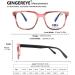 Blue Light Blocking Square Women s Reading Glasses - Fashionable +1.75 Pink Eyewear with Spring Hinge - Buy Online on GoSupps.com