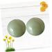 Partykindom Hand Health Balls - Chinese Massage & Gymnasium Balls in Green & White Jade - Perfect for Wrist Exercise & Relaxation - Buy Online on GoSupps.com