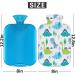 Cute Dinosaur Hot Water Bottle with Fluffy Cover 2L Capacity for Kids & Adults | Cozy Nights & Pain Relief - Buy Online on GoSupps.com