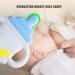 Silicone Teether for Babies | Easy to Clean & Grip | One Piece Bath Gift in Blue - Buy Online on GoSupps.com