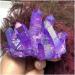 Aura Crystal Cluster Purple Angel Aura Titanium Quartz Crystal Specimen Minerals s Stone Crystal Reiki - Buy Online on GoSupps.com