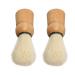 Razor Brush with Wooden Handle & Soft Synthetic Bristles - Comfortable Shaving for Men Portable for Home & Salon Use - Buy Online on GoSupps.com