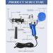 2-in-1 Electric Tufting Gun for High-Speed Rug Weaving - Adjustable Pile Height - Handmade DIY Rug Gun - Buy Online on GoSupps.com