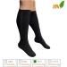 Closed Toe 20-30 mmHg Compression Socks for Big Calves - Extra Wide Black with Zipper 5X-Large - Buy Online on GoSupps.com