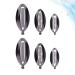 Solustre 6-Piece Banana Hair Cap Clip Set | Slide-Resistant Hair Accessories for Women & Girls - Black - Buy Online on GoSupps.com