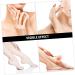 Healeved 2 Pairs Hand and Foot Mask Gloves and Booties Paraffin Socks Covers Paraffin Socks for Feet Exfoliating Shower Mitts Boot Glove Knitted Fabric Hyperthermia White Facial Mask - Buy Online on GoSupps.com