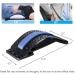 Anyingkai Adjustable Back Stretcher - Back Extension & Massage Support for Lumbar Pain Relief - 3 Steps - Black/Blue - Buy Online on GoSupps.com