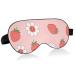 Haskirky Light Blocking Eye Mask Breathable and Adjustable Adult Men and Women Travel on Business Trips Yoga Meditation Light Smooth Comfortable Eye Mask Office Deep Sleep Goodies Cartoon Strawberr