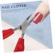 Housoutil Hawk Mouth Pliers Pedicure Nail Cuticle Mouse Halloween Girl Manicure Nail Art Tool para Handle Rubber and Plastic Red Heavy Manicure Tools - Buy Online on GoSupps.com