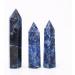 1pc 85mm-95mm Natural Blue Sodalite Spiritual Quartz Stones Crystals Tower Point Raw Stones and Minerals Stone Mineral Specimen - Buy Online on GoSupps.com