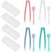 4 Pack Contact Lens Remover and Inserter Tool for Soft Lenses Portable Contact Lens Applicator with Tweezers Storage Case Suction Stick Handler with Soft Tip for Travelling - Buy Online on GoSupps.com