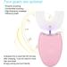 U-Shaped Sonic Electric Toothbrush - Adult Automatic Cleaning Oral Care Tool (Pink) - Buy Online on GoSupps.com