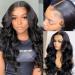 20 Brazilian Body Wave Lace Front Wig | Human Hair | Pre Plucked Hairline | 150% Density | Natural Color | 13x4 Lace Frontal | 20 Inch - Buy Online on GoSupps.com