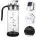 Zerodeko 3 Pcs Oil Can Condiment Container Bottle Stainless Steel Containers Olive Oil Dispenser Automatic Oil Container Olive Oil Bottle Seasoning Bottle Refueling Bottle Glass Leakproof 22X7CMx3pcs Blackx3pcs - Buy Online on GoSupps.com