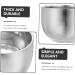 Beaupretty 3ST Professional Shaving Foam Cups - Double-Walled Stainless Steel Beard Kit for Men | International Shipping Available - Buy Online on GoSupps.com