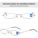 Lanomi Blue Light Filter Reading Glasses - Oval Thin Frame UV400 Protection Retro Design for Men & Women Includes Tube Case 1.5 Diopter - Buy Online on GoSupps.com