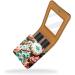 Shop Stylish Leather Lipstick Case with Mirror - Mini Lipstick Holder Bag in Assorted Cookie Patterns - Buy Online on GoSupps.com