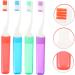 4-Piece Foldable Travel Toothbrush Set for Kids | Compact & Creative Oral Care Solution | Comfortable Collapsible Design - Buy Online on GoSupps.com
