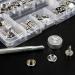 150 PCS Marine Grade Stainless Steel Canvas Snap Kit with Setting Tool - Boat Cover Snap Button Fastener Kit for DIY Furniture - 150 White - Buy Online on GoSupps.com