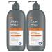 Dove Hand & Body Lotion Men+Care Value Pack Everyday Skin Comfort Formula with Shea Butter & Jojoba Oil Refreshing Lotion for Dry Skin 13.5 Fl Oz (Pack of 2)
