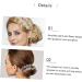 Beaupretty Bridal Hair Accessories Tiara Women Hair Comb Wedding Hair Comb Bridal Hair Comb Women's Accessories White Manual Wedding Hair Accessories - Buy Online on GoSupps.com