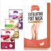 FC Fancy 3 Pair Foot Peeling Mask Footmook Cornea removal Sock cornea remove Raue Foot Foot Scrub Baby Feet Naturalgel Anti Horn skin socks for women men lavender rose chamomile
