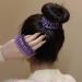ZHOUMEIWENSP 6 Pcs Spiral Hair Ties - Matte Candy Purple Hair Bands for All Hair Types - Buy Online on GoSupps.com