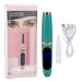 Verdant Touch Electric Eyelash Curler Heated Eyelash Curler USB Fast Charging Fast Heating Digital Display Temperature Electric Eyelash Curler Green