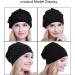 Osvyo Cotton Chemo Turbans Headwear Beanie Hat Cap for Women - Black - Buy Online on GoSupps.com
