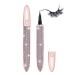 Eyelash Glue Pen Waterproof Lash Glue Super Strong and Long Lasting Lash Glue Pen Eyelash Adhesive Lash Glue Liner Pen Latex-Free 0.353oz (Black) 1pcs Black