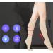 Compression Calf Sleeves Firm Support Footless Compression Socks High Elastic Polyester Fabric for Varicose Veins Improve Blood Circulation Unisex 1 Pair Black S (Black L) Black Large - Buy Online on GoSupps.com