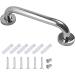 Grab Rails Bathroom Grab Rails Grab Bars Armrest 30/40/50/60cm Stainless Steel Toilet Handrail Aid Support Shower Mount Rail Handle Towel Rack Silver(60cm) - Buy Online on GoSupps.com