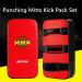Yotbule Punching Mitts Kick Pack Set - Boxing Gloves, Taekwondo Kick Pad, Curved Focus Mitts, Adjustable & Durable Training Pads - Red - Buy Online on GoSupps.com