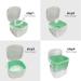 DIDATOOL Denture Cup Denture Bath Denture Cups for Soaking Dentures Denture Case with Lid Denture Bath with Rinsing Basket Easy to Carry and Clean Retainer Case Denture Cleaning kit (White) Square White - Buy Online on GoSupps.com