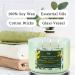 Rosemary Eucalyptus Peppermint Candle | Highly Scented 3 Wick Natural Soy Candle for Aromatherapy & Stress Relief | Perfect Fresh Scented Candle for Home - Buy Online on GoSupps.com